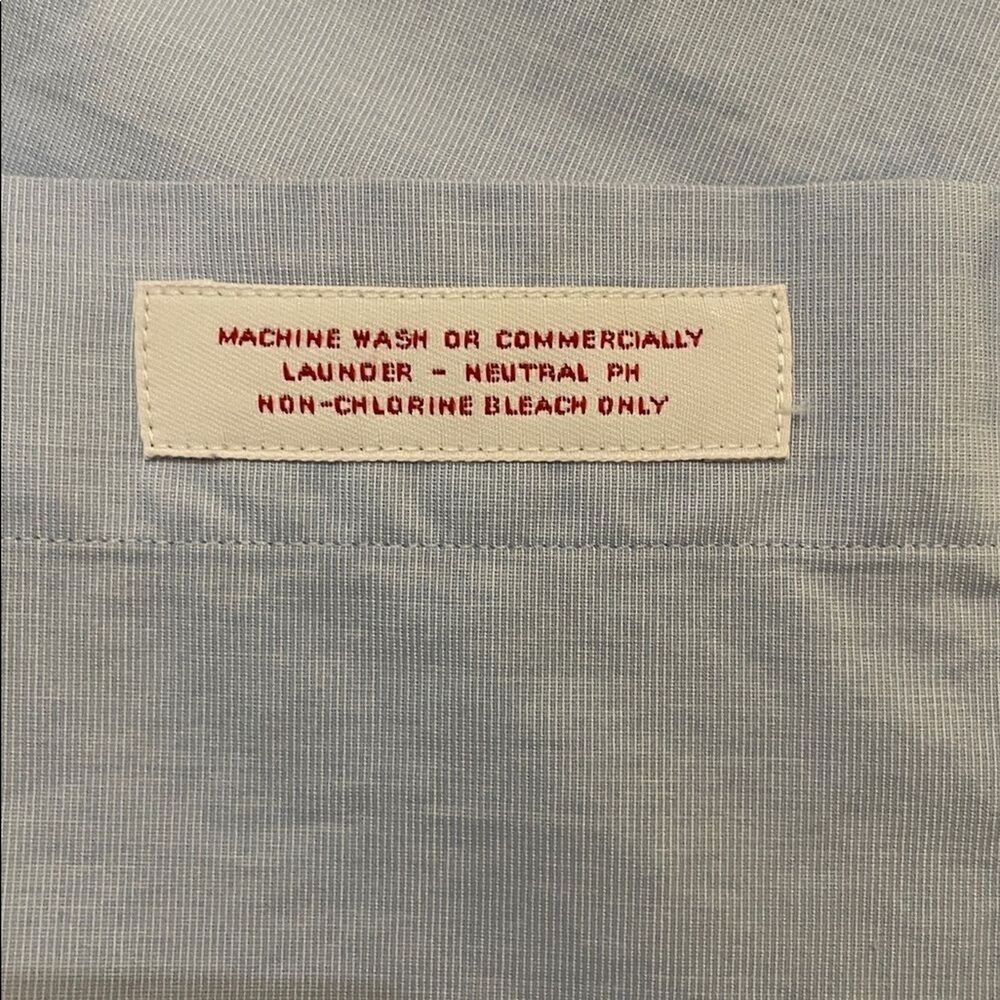 Brooks Brothers Blue Dress Shirt 16.5 33 Traditional Fit French Cuff Cotton - Picture 5 of 12